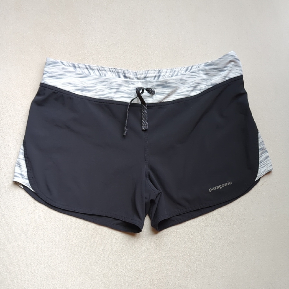 Patagonia Black and Gray Athletic Shorts